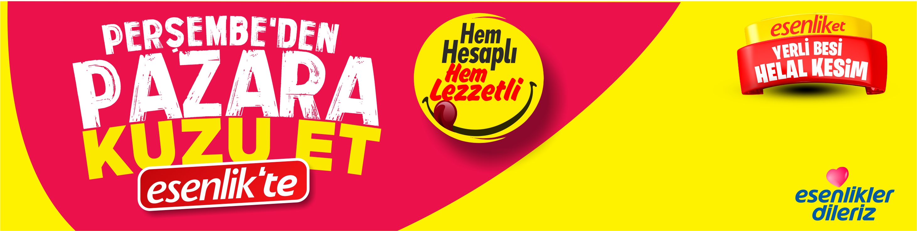 Perşembe'den Pazara Kuzu Et esenlik'te